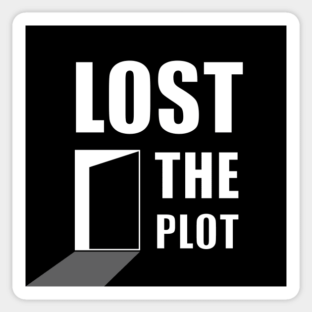 LOST THE PLOT Sticker by Amrshop87